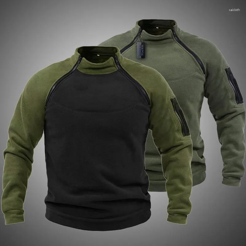 Men's Hoodies US Army Military Uniform Men Tactical Combat Shirt Hunting Clothing Winter Thermal Underwear Work Wear Shirts