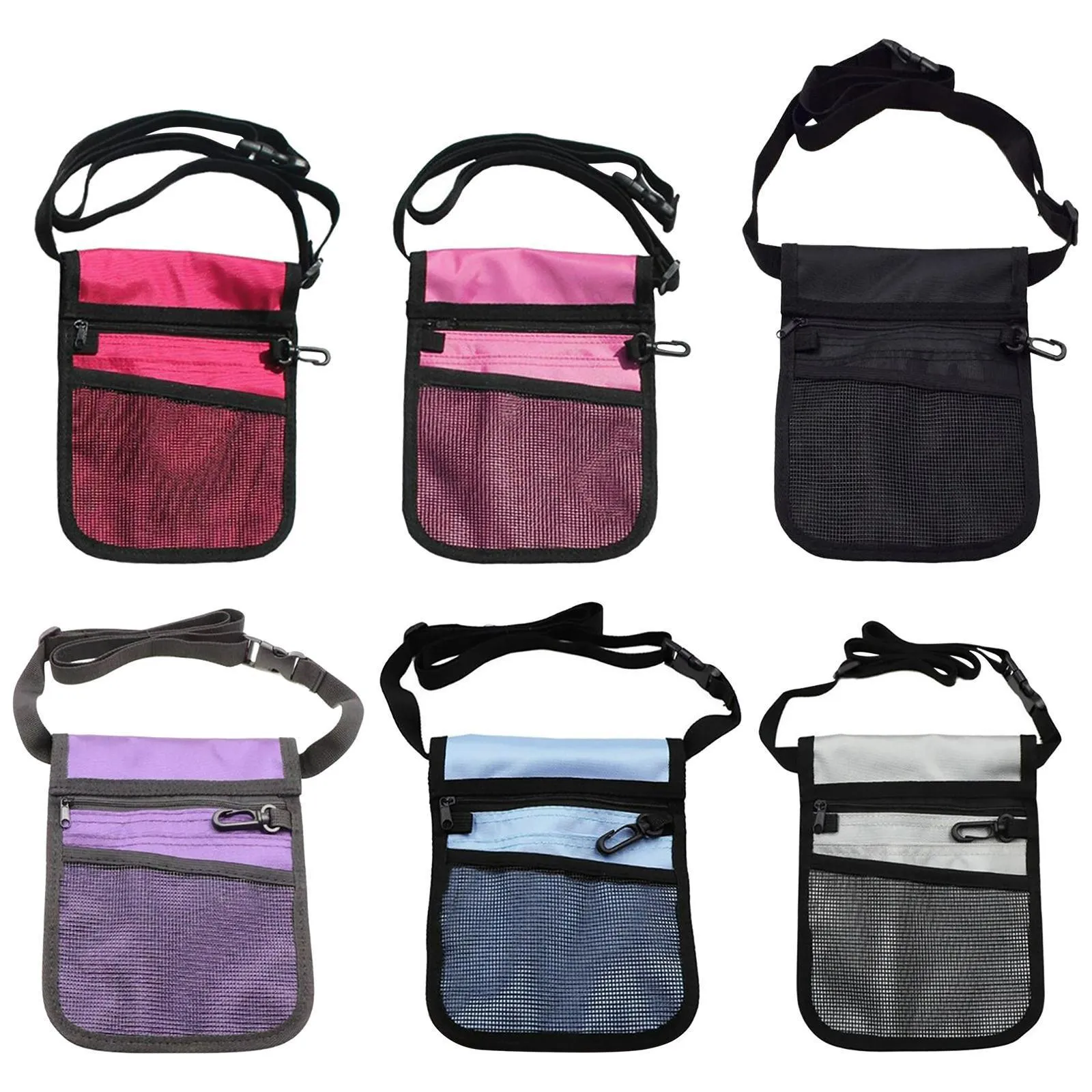 Nylon Nurse Organizer Belt Bandage Waist Bag Care Kit Pouch Fanny Pack