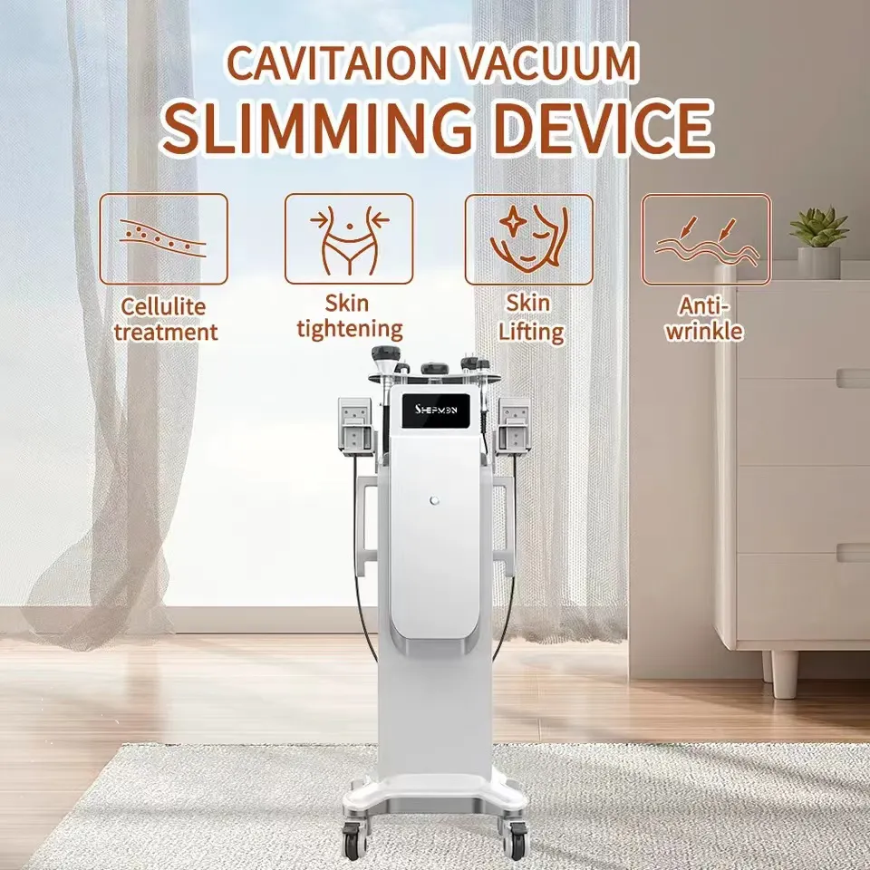 Machine De Sculpteur Corporel 5 En 1 (40K Cavitation) + Chariot - Appareil Minceur Neuf