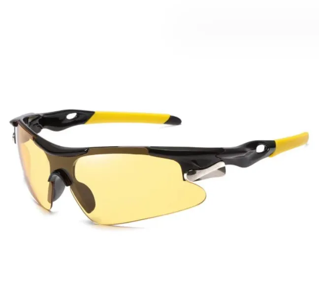 남자와 여자 선글라스 야외 스포츠 안경 자전거 낚시 낚시 낚시 UV 바람 방전 눈 보호 선글라스