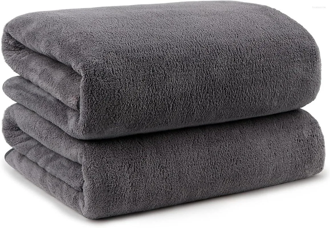 Ensemble de serviettes de bain, paquet de 70x140cm, doux au toucher, microfibre hautement absorbante pour le corps, séchage rapide