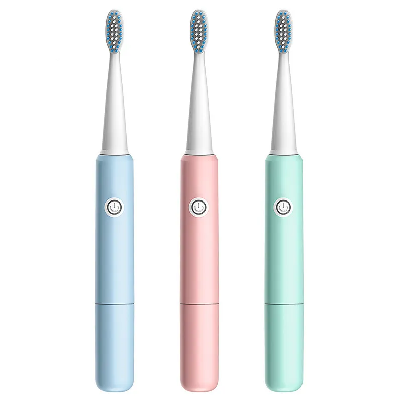 Toothbrushes Head Sonic Electric Toothbrush Men And Women Adult Household NonRechargeable Soft Bristle Fully Automatic Waterproof Couples T 230906