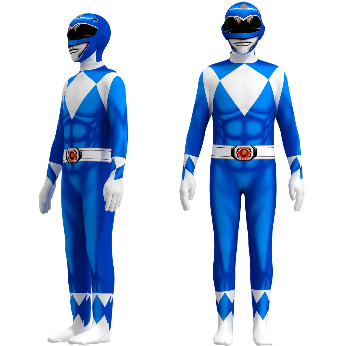 Cosplay enfants puissance samouraï Sentai Shinkenger Rangers Costume Cosplay adulte combinaison robe Halloween fête Zentai costumes 230906