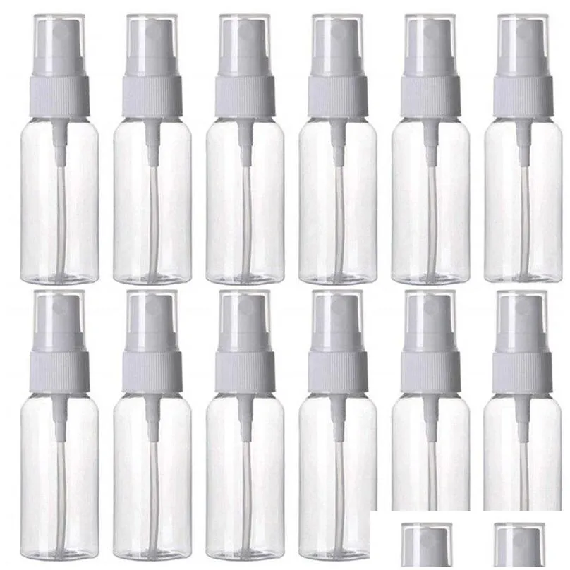 Packing Bottles Wholesale 10Ml 20Ml 30Ml 50Ml 60Ml 80Ml 100Ml Travel Transparent Per Empty Spray Refillable Bottle Reusable Plastic Otbo4