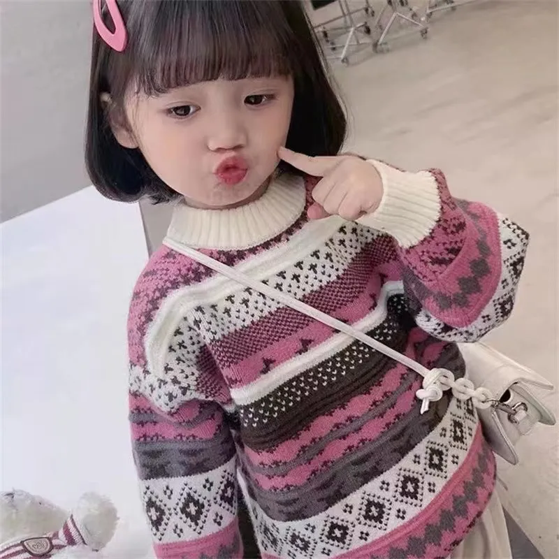 Jersey Los suéteres para niños tienen un estilo diversificado, hermosos y cálidos 230905
