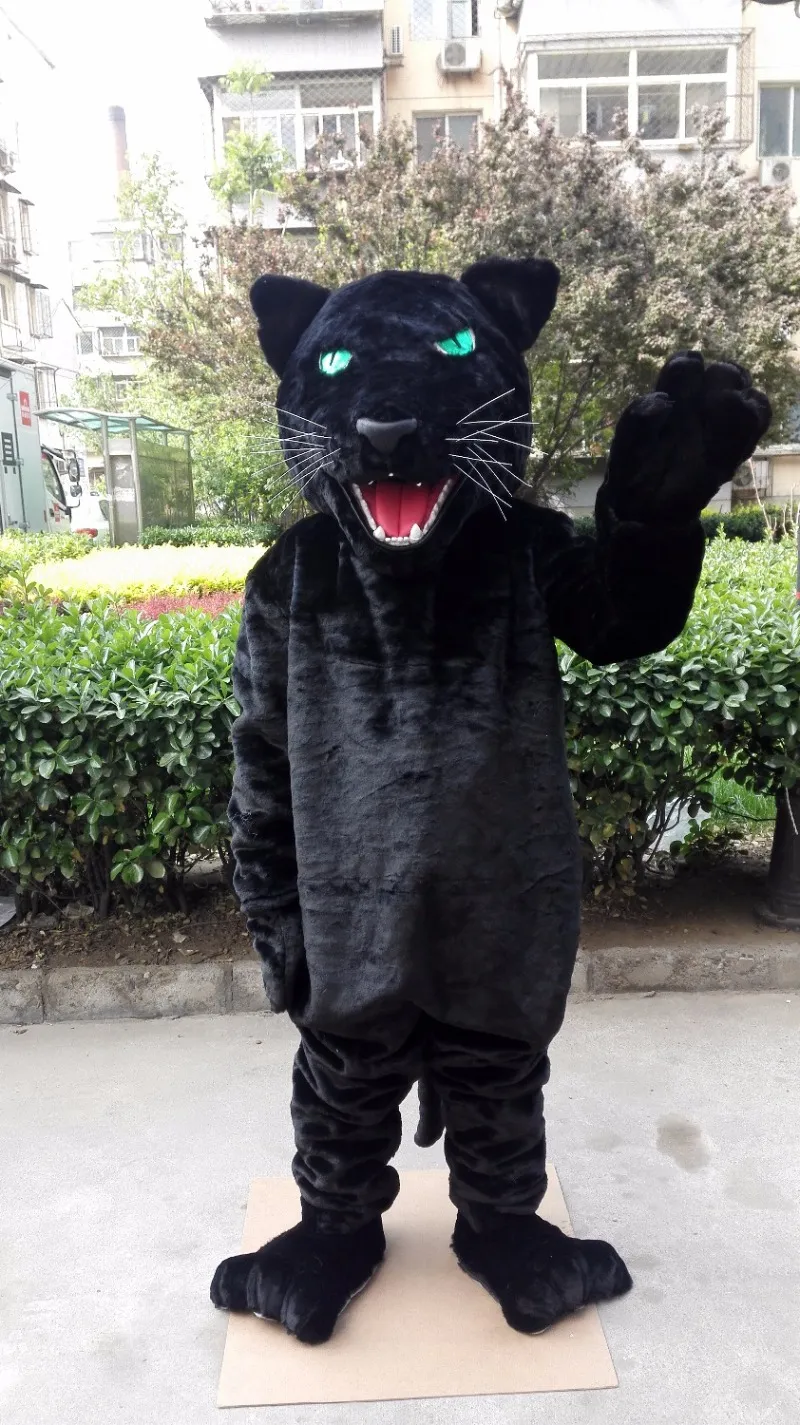 Disfraz de mascota leopardo pantera negra disfraz de fantasía personalizado kit de anime disfraz de Carnaval con tema de mascota 41094