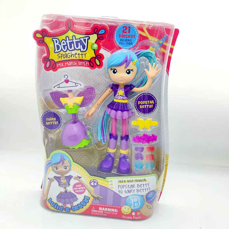 Куклы Betty Spaghetty Putri Pembongkaran Tubuh Tangan dan Kaki Dipertukarkan Berbagai Gaya Rambut Boneka Hadiah untuk Anak Perempuan 230905