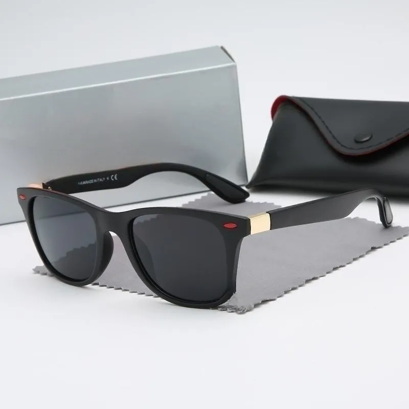Мужские классические бренд ретро солнцезащитные очки дизайнерские очки металлические рамки дизайнеры солнечные очки женщина ML 4509 с коробкой прохладный поляризованный свет