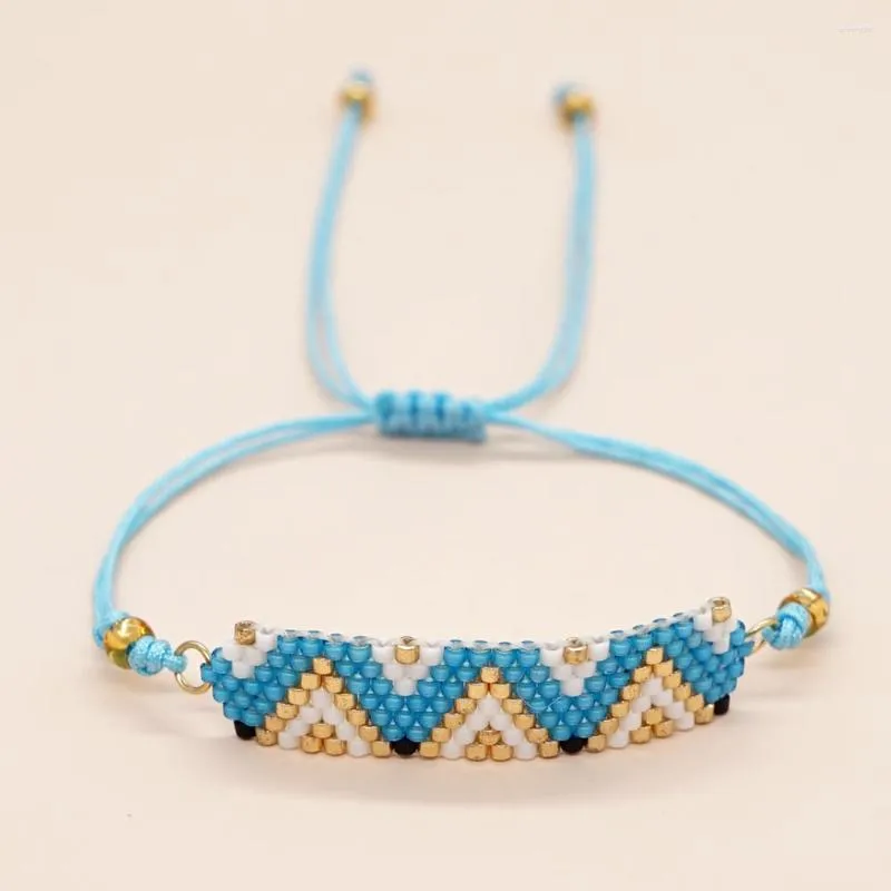 Link bransoletki Go2boho Przyjaźń dla kobiet panie z koraliki ręcznie robion się biżuteria pulseras bijoux femme 2023 w prezent przyjaciela