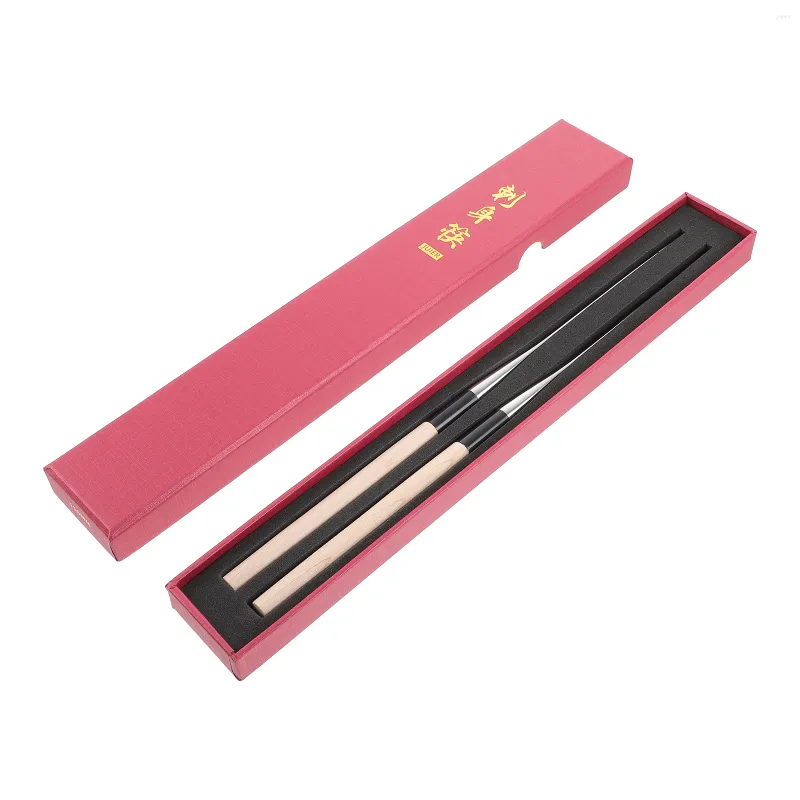 Chopsticks Chopstick Sushi Metal Steel Chinese Stainless Korean Cooking Japanese Sticks Reusable Serving Sashimi Tableware Home