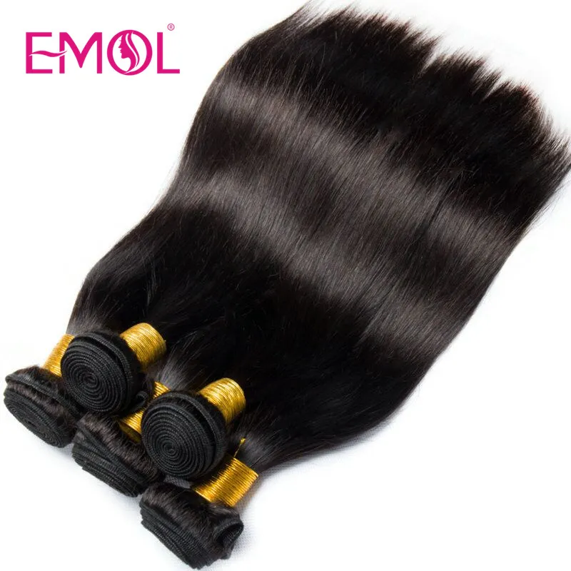 Hair Bulks Bundel Rambut Lurus India 1 3 4 Buah Ekstensi Manusia Murah untuk Wanita Kulit Hitam 8 28 Inci Tulang 230905