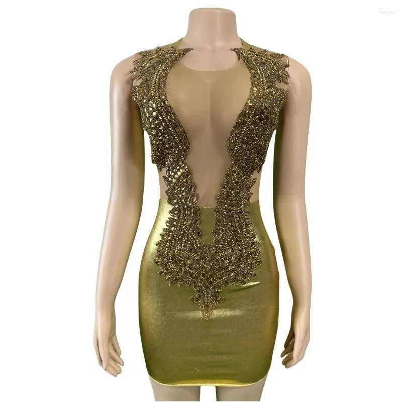 Stage Wear Gold Sleeveless Women Short Spandex Dress Size S for Dance and Evening Events from Dhgate Stage Wear - price 171.88 Stage Wear Gold Sleeveless Women Short Spandex Dress Size S for Dance and Evening Events from Dhgate Stage Wear - price 171.88