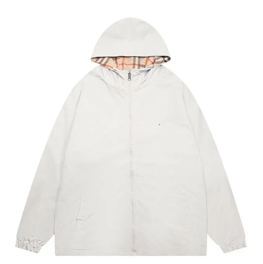 Chaquetas de mujer, abrigo con capucha con estampado de cuadros clásico, abrigos de marca de diseñador para hombre y mujer, otoño 2023