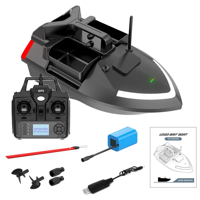 Large GPS Fishing Bait Boat With Automatic RC Bumphing And 400 500M Remote  Range Brushless Boat From Dao07, $197.3