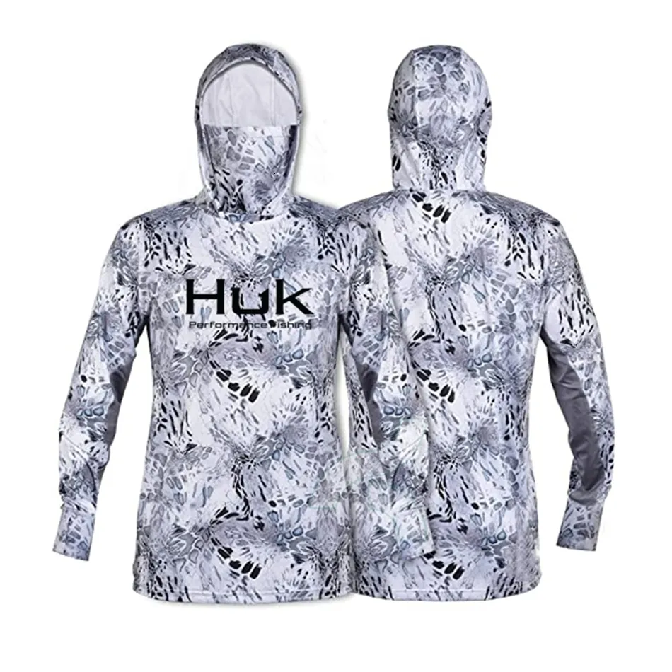 Other Sporting Goods HUK Fishing Shirt UPF 50 Hooded Face Cover Fishing  Clothes Sun UV Protection Long Sleeve Hoodie Mens Face Mask Camisa De Pesca  230905 From Dao06, $15.34