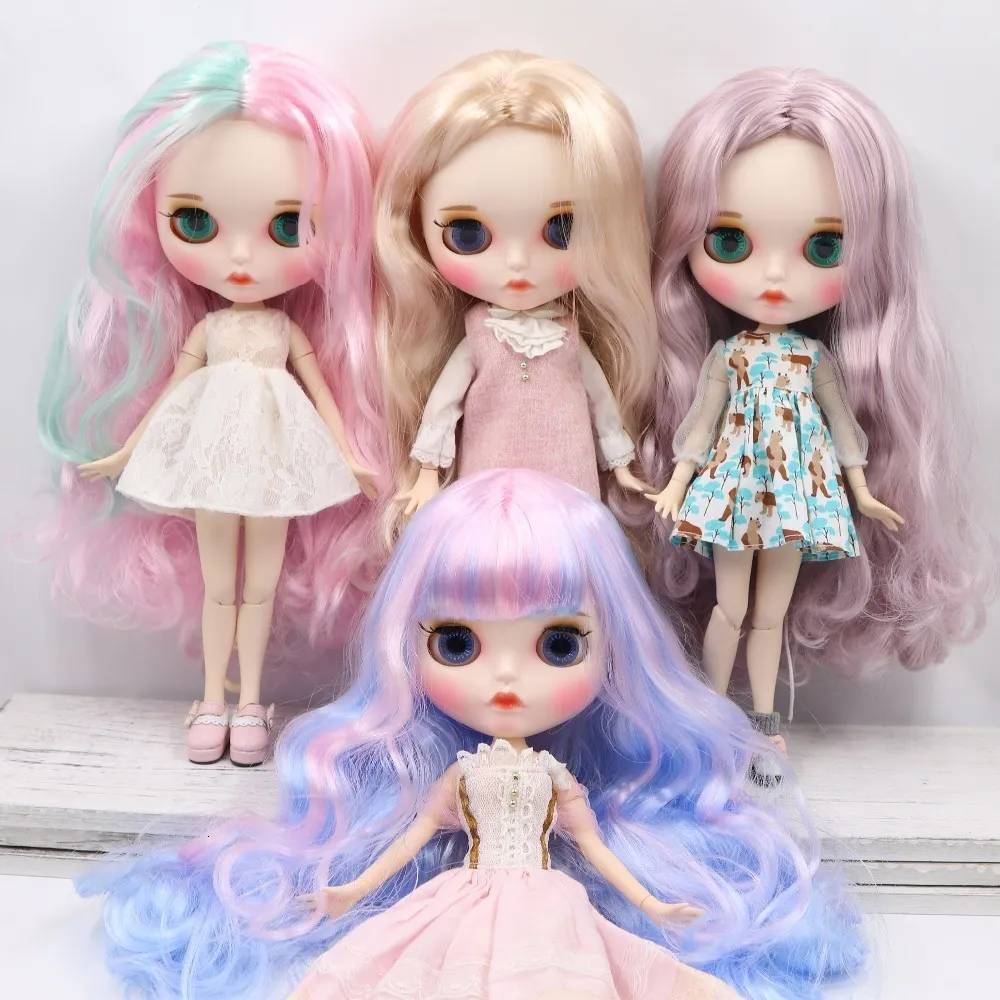 Poppen ICY DBS Blyth Boneka 1 6 Mainan Bjd Matte Wajah Disesuaikan Tubuh Bersama Kustom 30Cm Gadis Hadiah Anime 230905