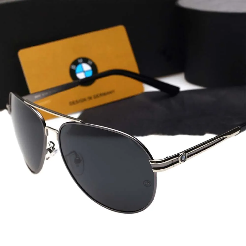 Sunglasses Designer Fashion Luxury BMW Top Quality For Women Men New Men's Polarized Gift Driving Toad Mirror Glasses