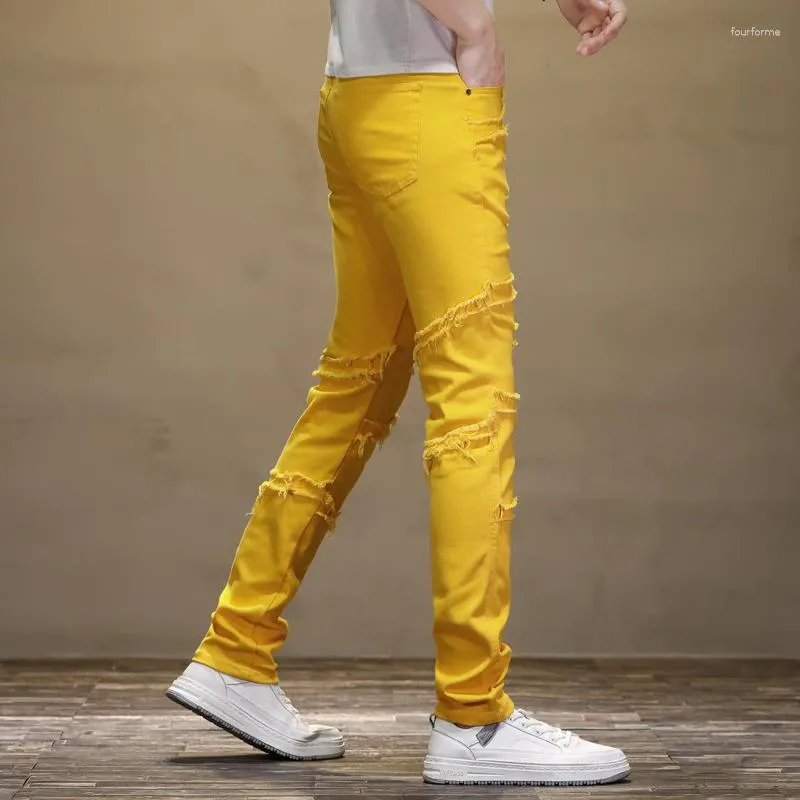 Jeans yellow hot sale