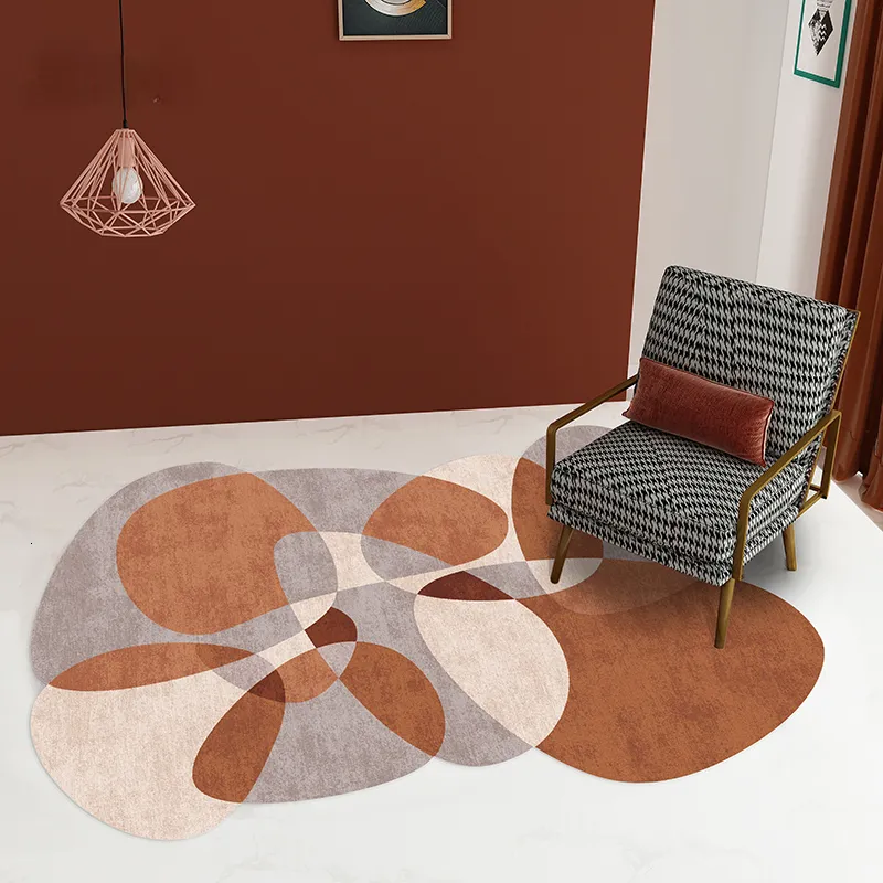 Tapis Nordique créatif tapis irréguliers tapis de salon moderne grande surface chambre décor tapis simplicité étude vestiaire salon tapis 230906