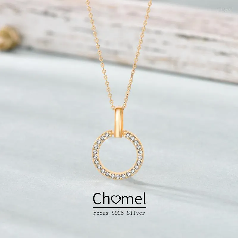 Chains Singapore Necklace Simple Ins Ring Full Diamond Clavicle Chain Female 925 Sterling Silver Jewelry Factory Wholesale