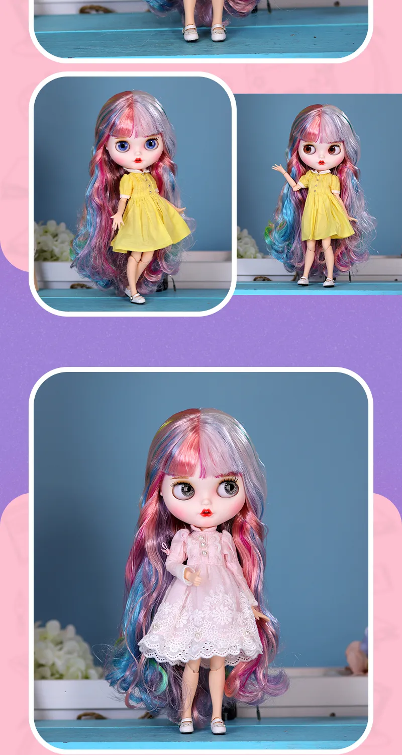 Blyth Doll Full Set: 1/6 BJD Doll, ICY DBS, Custom Makeup