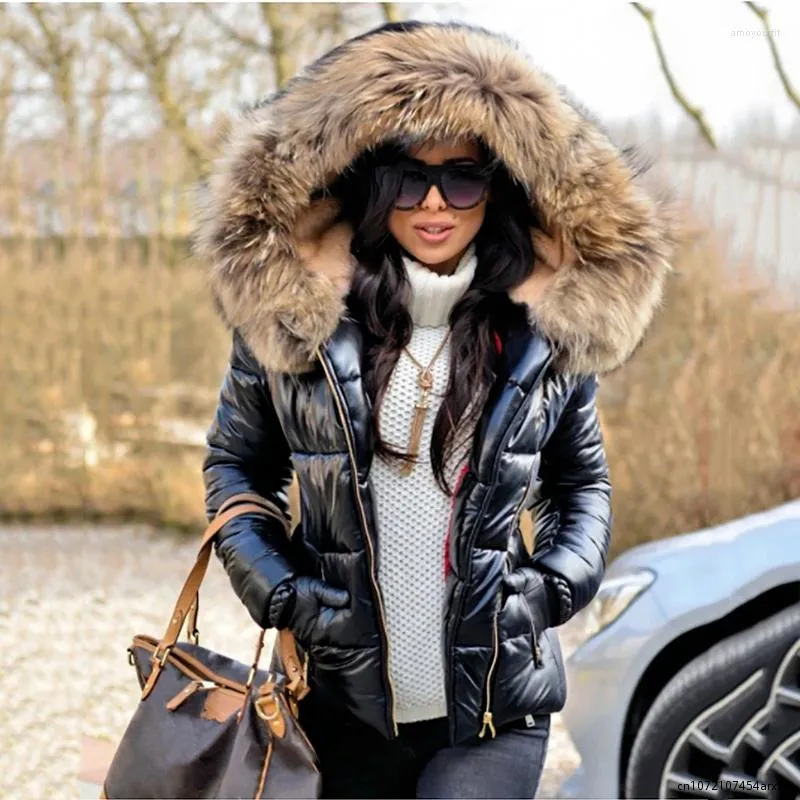Short puffy top winter coat