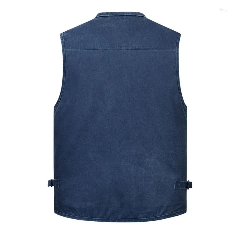 Mens Multi Pocket Cotton Vest With Multiple Pockets L 7XL Sizes, Casual And  Outdoor Pograph Waistcoats For Fat Guys For Male From Jichio, $23.92