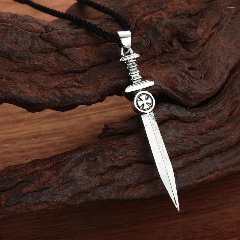 Crown Of Thorns Nail Cross Necklace Dark Metal Finish on Black Rubber  (aa5gnrub) - Walmart.com