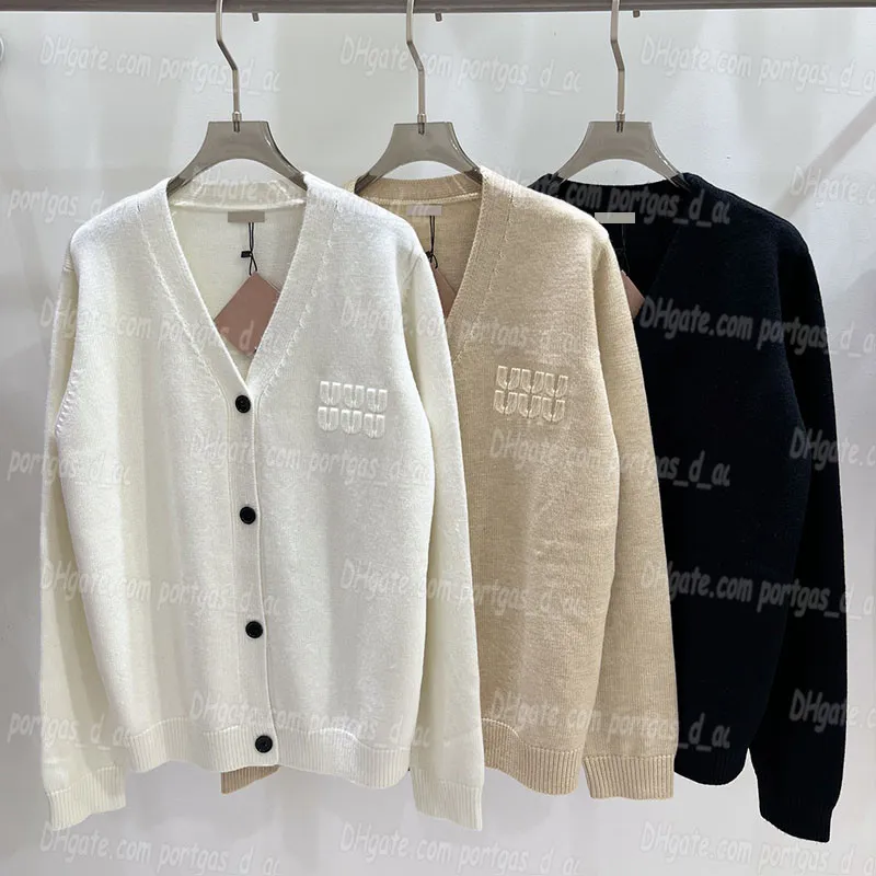 Luxo de malha feminina cardigan casaco contraste cor camisola jaqueta manga longa carta jaqueta de malha designer outono primavera malhas topos