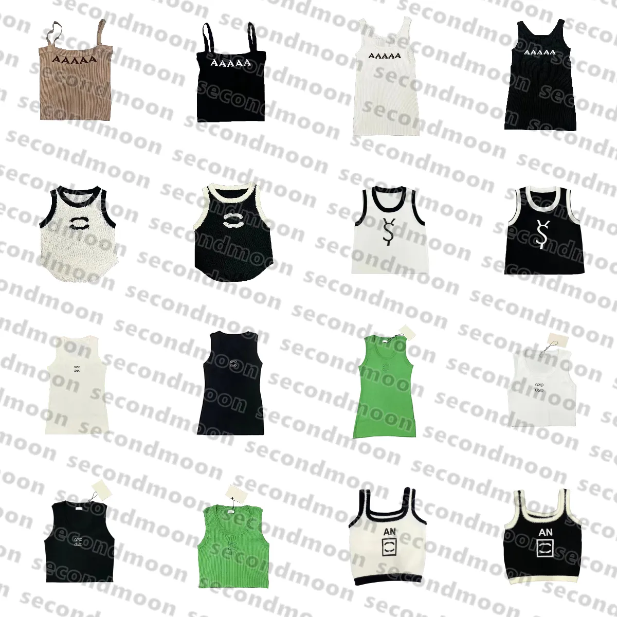 Dames Zomer Crop Top Gym Fitness Yoga Tops Designer Geborduurde Tank Top Mouwloze Sport Tops