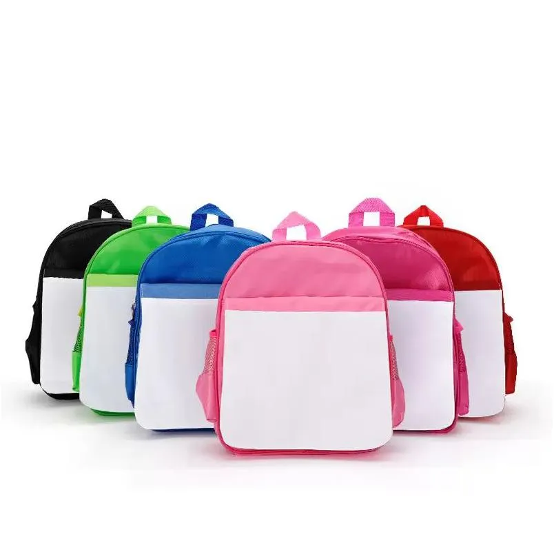 Outros Home Têxtil Sublimação Mochila Garten Kid Criança Mochilas Escolares para Meninas Meninos Alça Ajustável Design Schoolbag Wholesa Dhepz