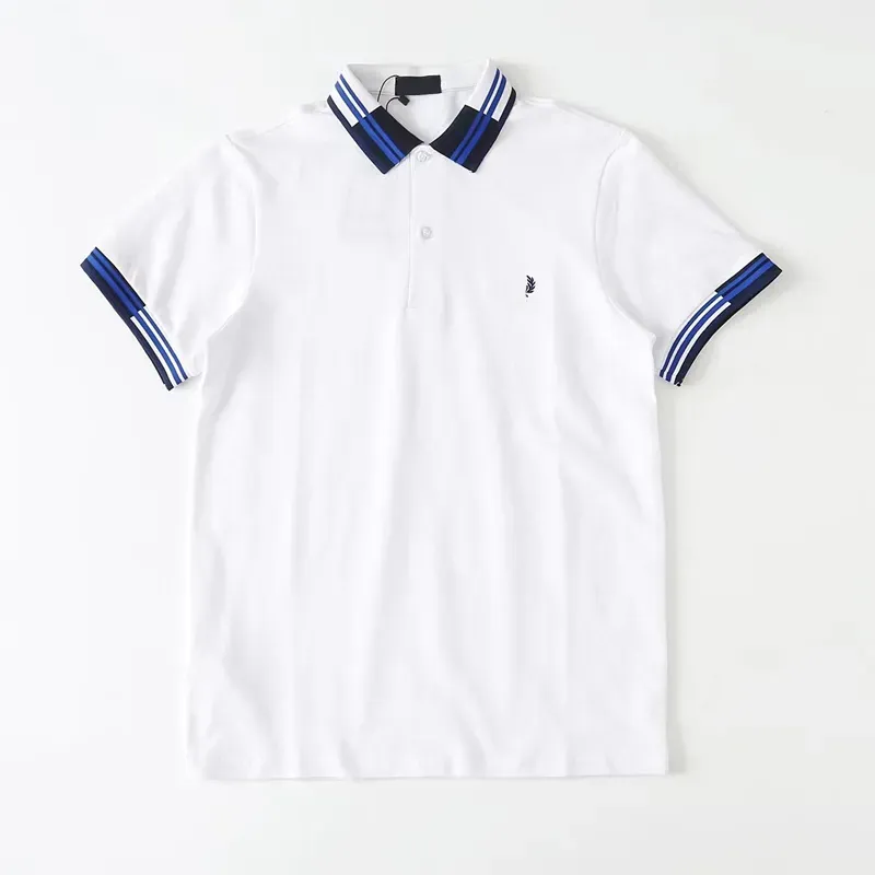 Designer Fred Shirt Business Polo broderade mens tees Kort ärm i toppstorlek S/M/L/XL/XXL JAKTOP