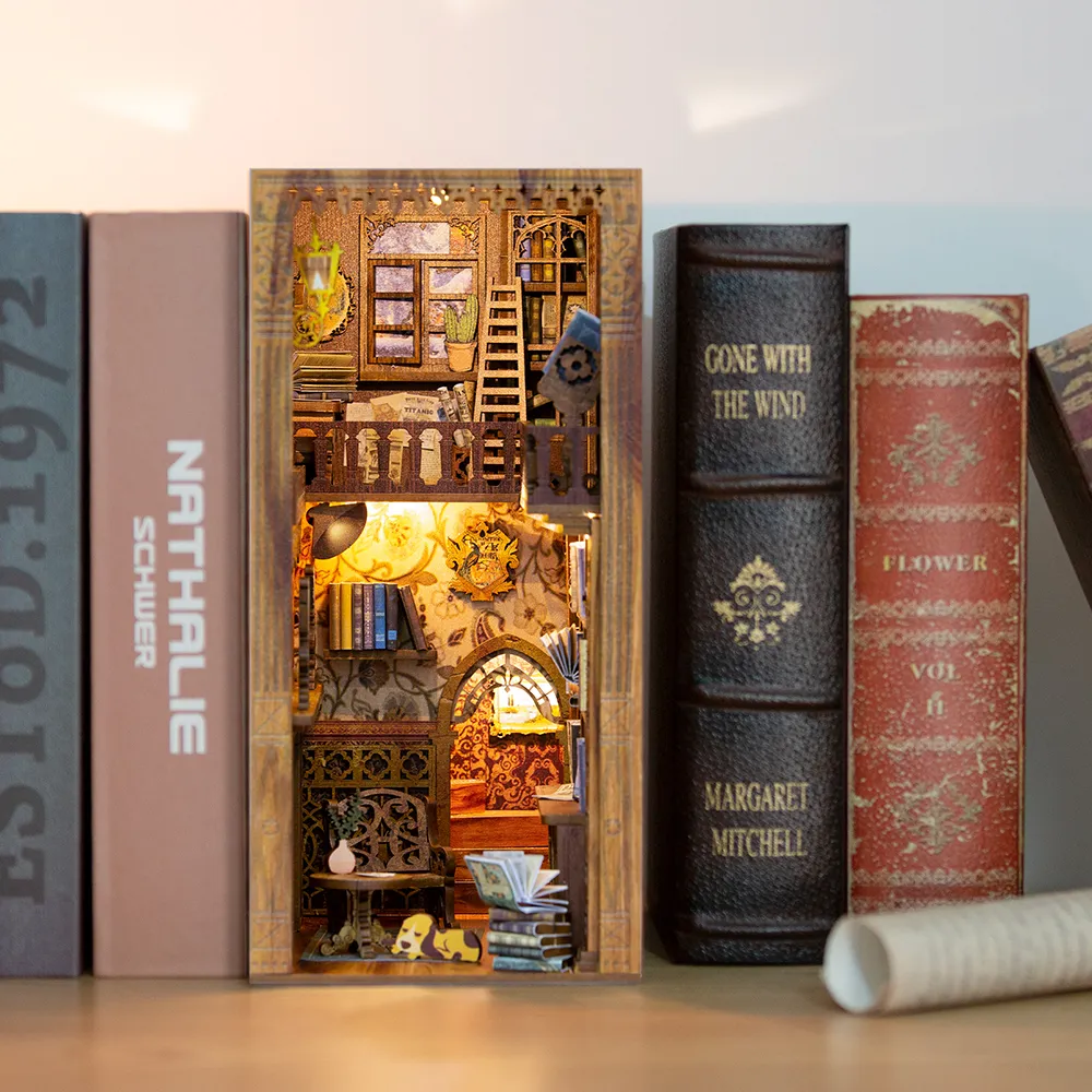 Accessoires De Maison De Poupée CUTEBEE DIY Book Nook Shelf Insert