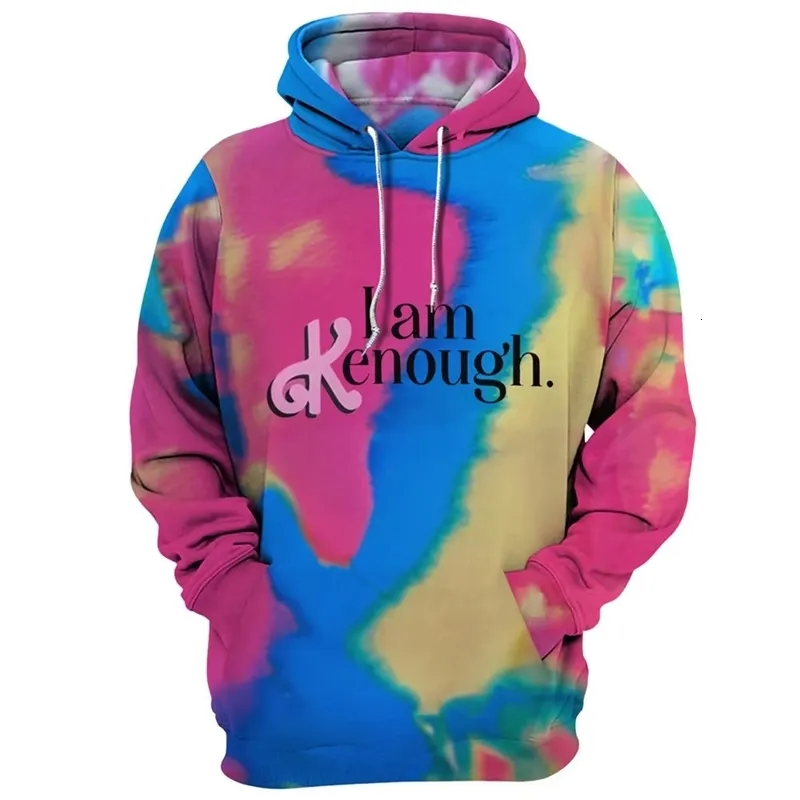 Мужские толстовки I Am Kenough Merch 3D мужские худи 230905