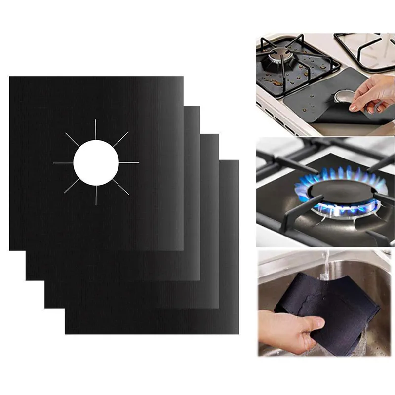 Stove Burner Covers Ncaab Double Thickness, Reusable, Non Stick, Heat  Resistant, Easy To Clean, Stovetop Protector From Water2018, $0.62