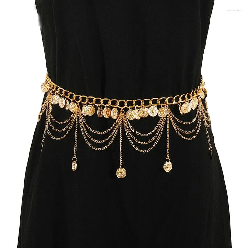 thumbnail image 2 of HIQUACC Tassel Waist Chain Belt - Adjustable Body Jewelry For Women 2 of 9