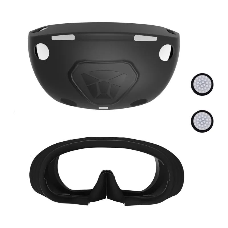 VR AR Accessorise 1 Set Lengan Pelindung Bagian Dalam dengan Invólucro Silikon Luar Kulit para Headset PS VR2 Capa à prova de choque 230905