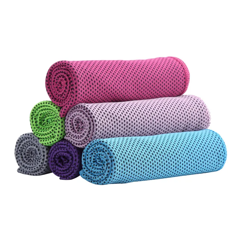 Ice Cold Towels Cooling Summer Sunstroke Sports Exercise Cool Quick Dry Soft Breathable Towel