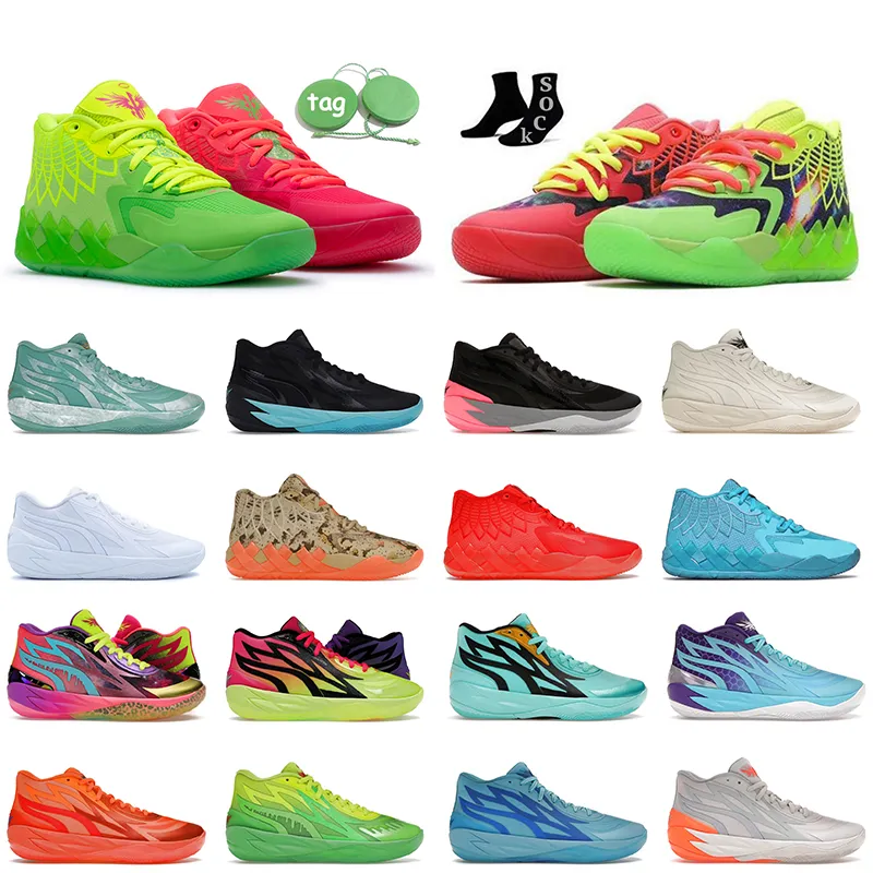 Баскетбольная обувь Lamelo Ball Shoes MB 0,1 0,2 Модные мужские кроссовки Queen City Fade Supernova Rick and Morty Adventures Honeycomb Мужские лоферы Спортивные кроссовки Кроссовки большого размера 12