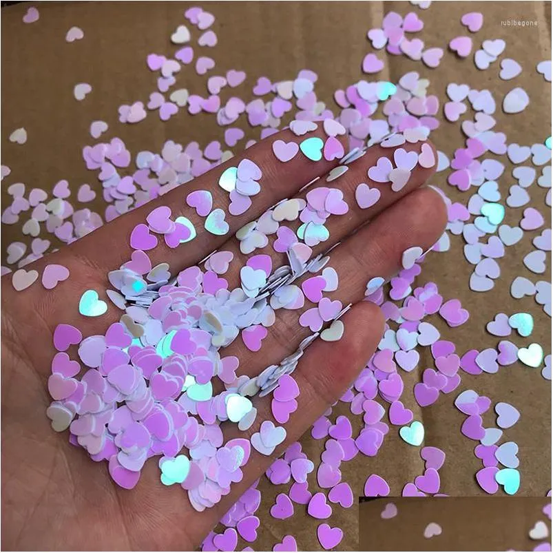 Parti Dekorasyonu 15G/Bag Star Moon Heart Confetti Düğün Dağlığı Doğum Günü Sevgililer Günü Masası Malzemeleri Damla Teslimat Ev Gard Dhuef