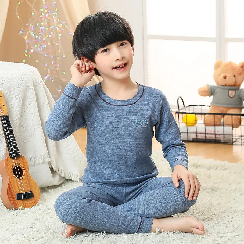 Pajamas Autumn Baby Kids Thermal Underwear Children Clothing Sets