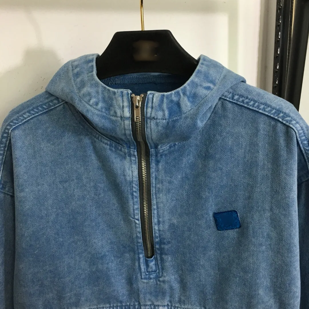 Half jean top half sweater jacket
