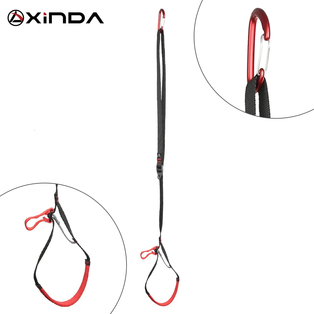 Corde da arrampicata XINDA Fettuccia regolabile professionale Passante per piede Dispositivo per cintura di risalita in poliestere Fascia per attrezzatura da roccia 230906