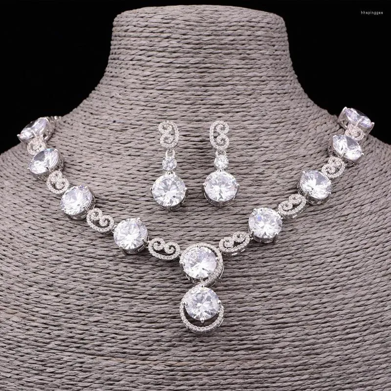 Halskette Ohrringe Set Ankunft Wolke Mode Kubikzircon Hochzeit Schmuck Für Frauen Verkauf Kleid Zubehör CZL-6082