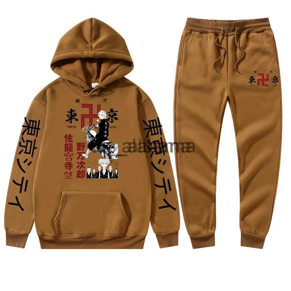 Tute da uomo Anime Tokyo Revengers Felpe con cappuccio Cosplay Manjiro Sano Mikey Chiyufu Come Giacca Cerniera Top Pullover Sudadera felpa moletom x0907