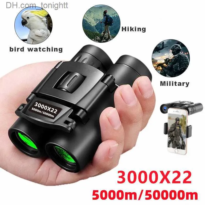 Teleskop 3000x22 50000M ZOOM BAK4 HD Teleskop Professionella Kraftfulla kikare Långväga Portable Monocular Low Night Vision Q230907