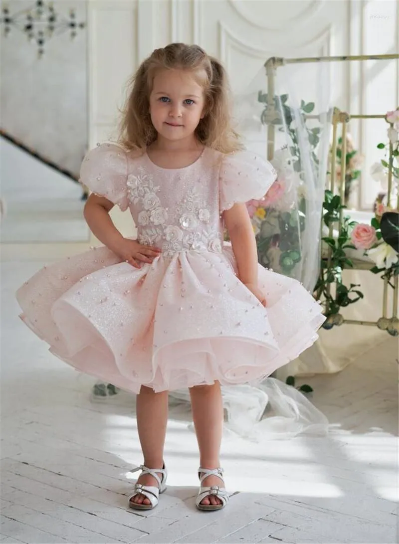 Mignon Doux Fête Anniversaire Bébé Filles Robe Robe 1er - Temu France