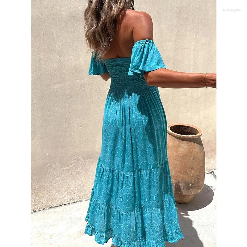 azura off the shoulder maxi dress Azura Off The Shoulder Maxi Dress | Navy | Womens
