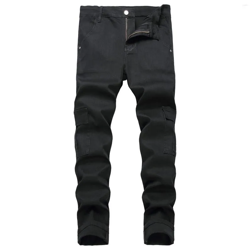 Herren Jeans Male Comfort Stretch Denim Gerades Bein Jean Cut Fit Hosen Männer E Kleidung Für