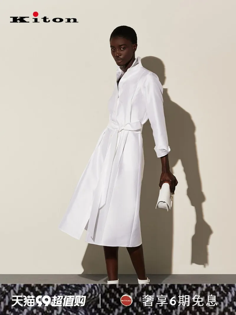 Womens Cotton Blend Plus Size Empire Waist Mid-Calf Shirt Dress with Lapel  Neck from Dhgate Basic & Casual Dresses - price 75.38